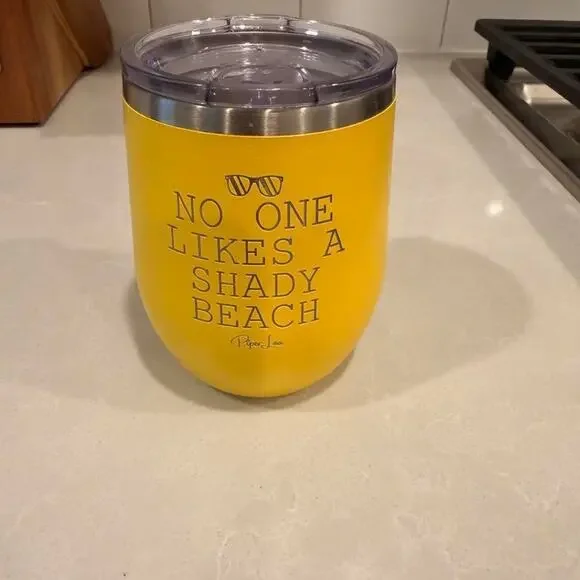 Yellow Stainless Steel Tumbler 