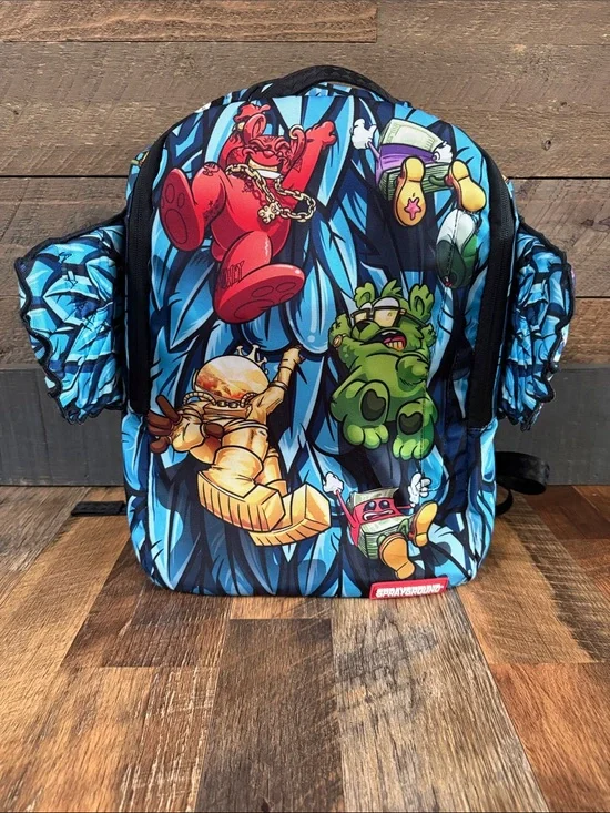 Sprayground Money Trees Shark Wings Limited Edition Backpack