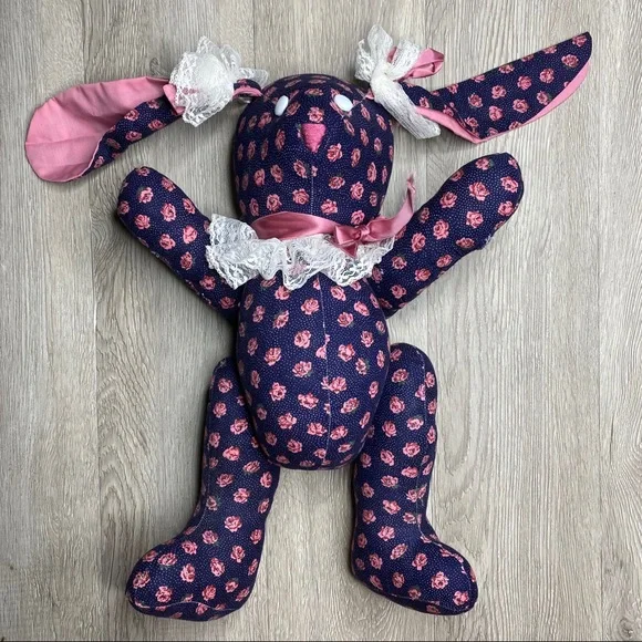 Stuffed Floppy Eared Bunny 1993