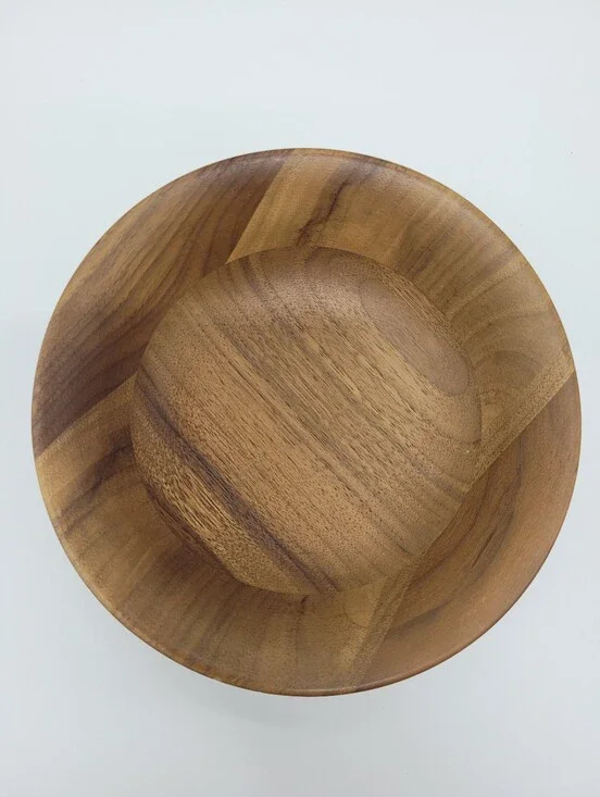 Fitzhugh Wood Bowl Solid American Walnut 7