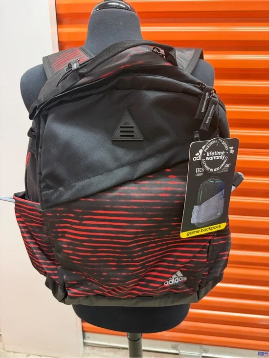 NWT Adidas Men’s Game Backpack Illuminated Scarlet/Black
