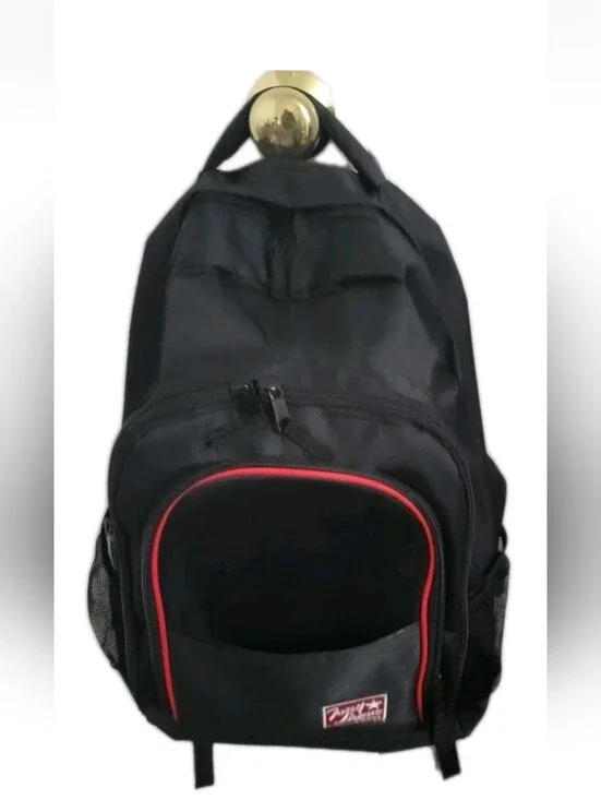 Tony Lama Boots Backpack Black Red Travel Luggage Carry-On Bag
