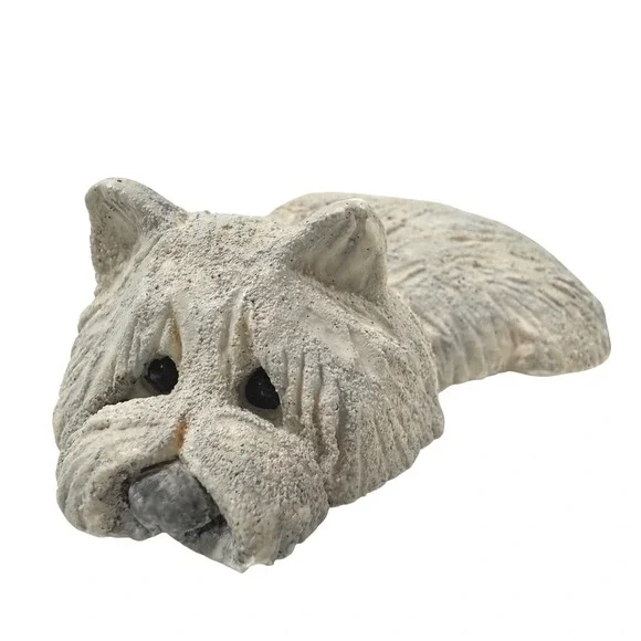 Hallmark Lou Rankin Little Creations Dreamer Dog Figure VTG 1993 Westie Terrier