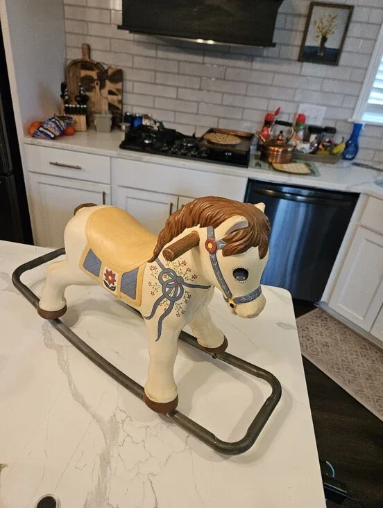 Vintage Antique Wonder Shoo-Fly Style Rocking Horse Toy