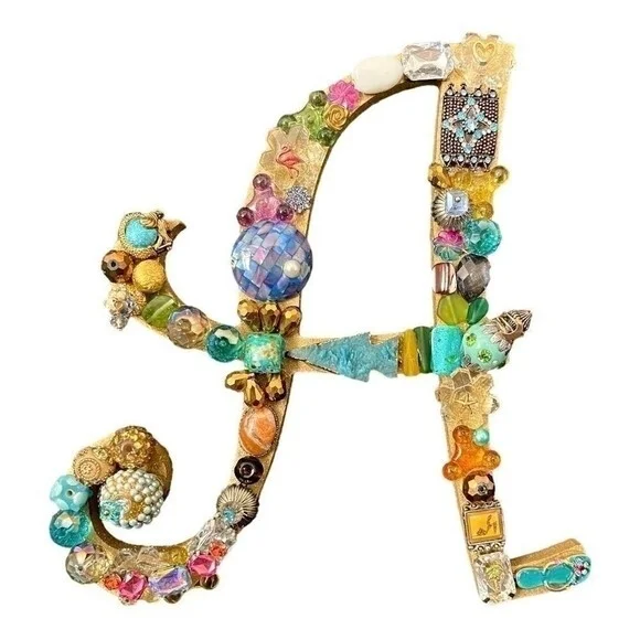 Large Letter A Wall Decor 8.5x7.5