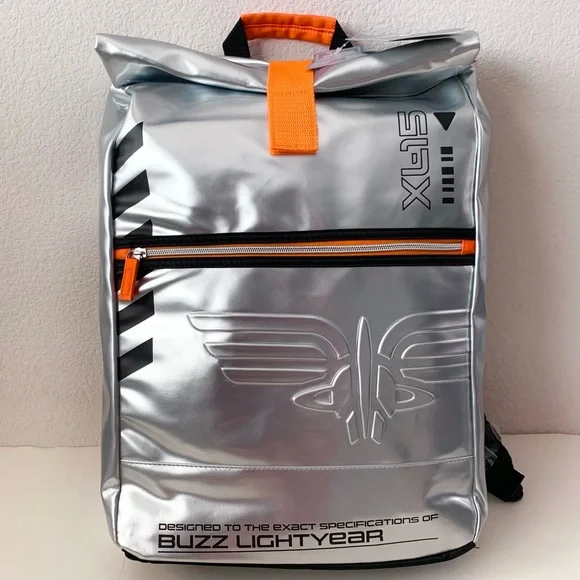 Large buzz Lightyear chrome backpack from Disney parks