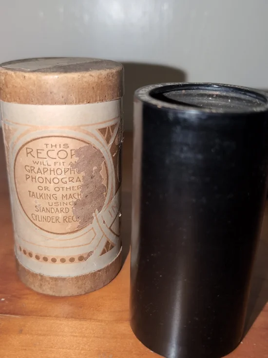 Antique Oxford Records Cylinder Phonograph Record - Accordion Solo Medley