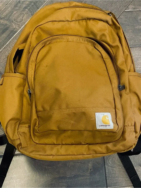 **CARHARTT Brand** Carhartt Men’s Rugged Canvas Backpack - Brown