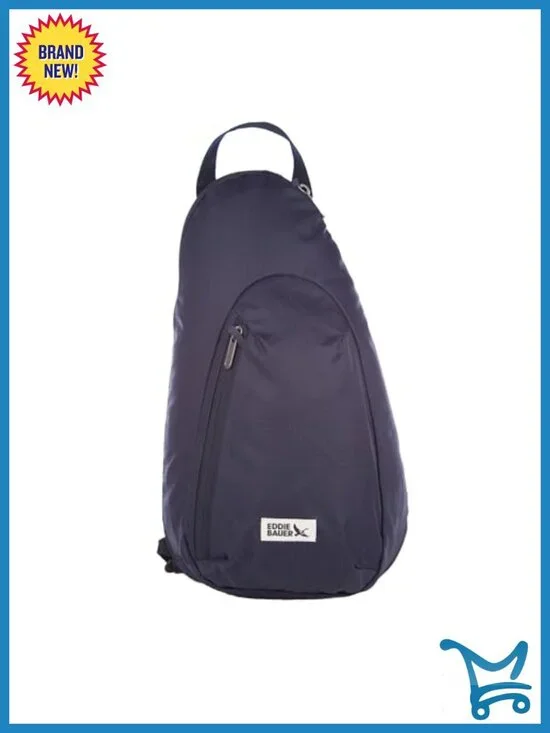 RFID-Blocking Lightweight Travel Crossbody Sling Bag with Security Loops
