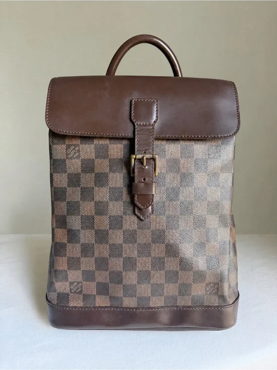 Louis Vuitton Damier Ebene Soho Backpack N51132
