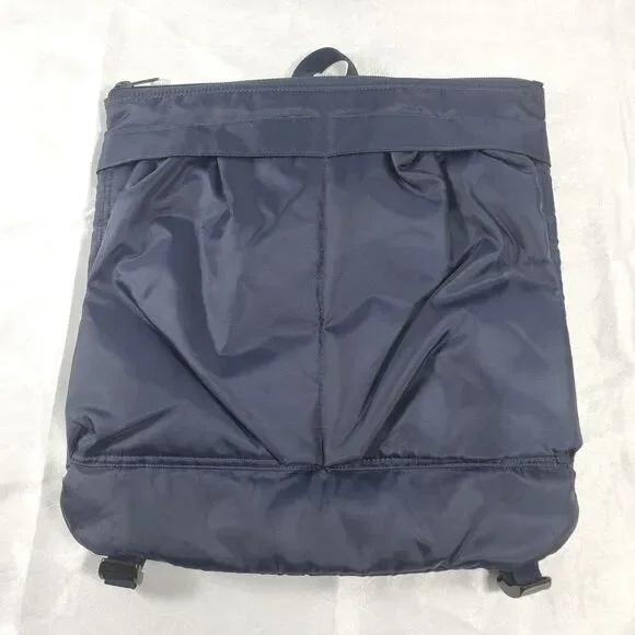 JW Anderson x UNIQLO Navy Blue Reversible Helmet Bag Backpack Tote 17x18