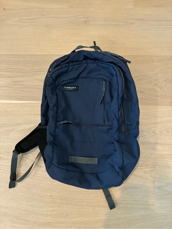 Timbuk2 Navy Backpack with laptop sleeve