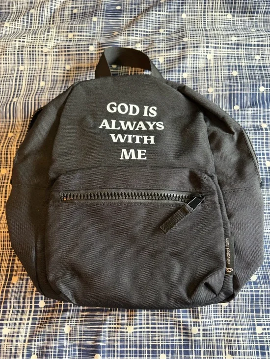 Elevated Faith Mini Backpack - GOD IS ALWAYS WITH ME
