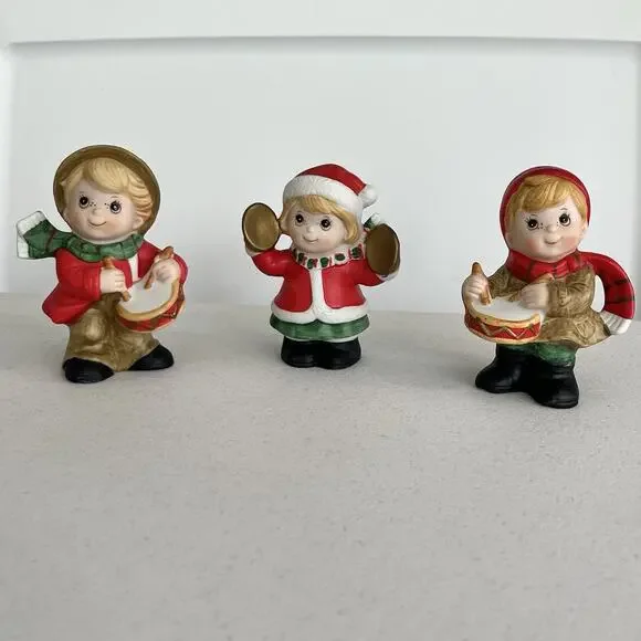 vintage‎ homco christmas kids band 5564 home interior 80s holiday decor