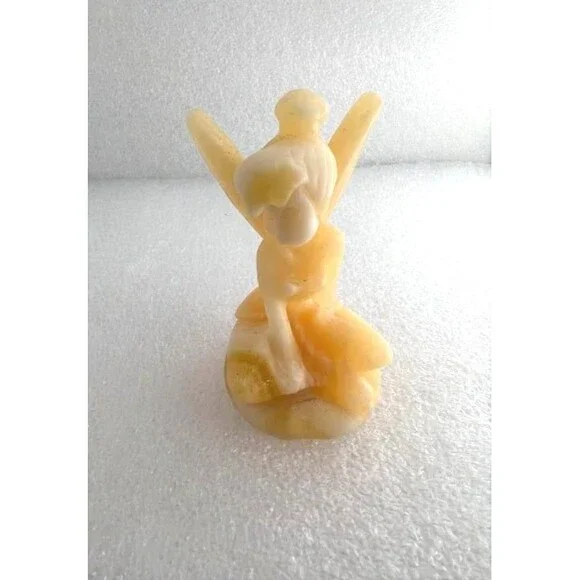 Honey Calcite Tinkerbell Carving