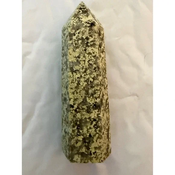 Rainforest Jasper Agate Crystal Tower Wand Unisex OS Green Natural Stone