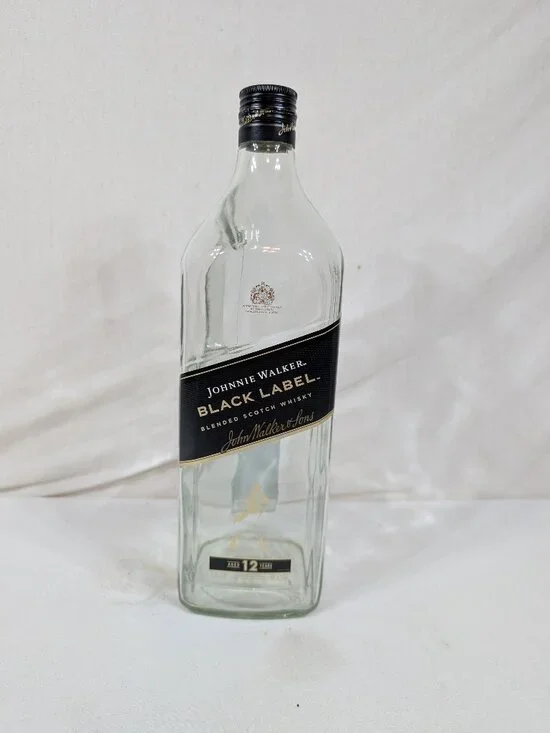 Johnny Walker Black Label Liquor Bottle