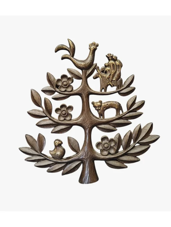 Vintage Homco Tree of Life Plastic Decoration 14