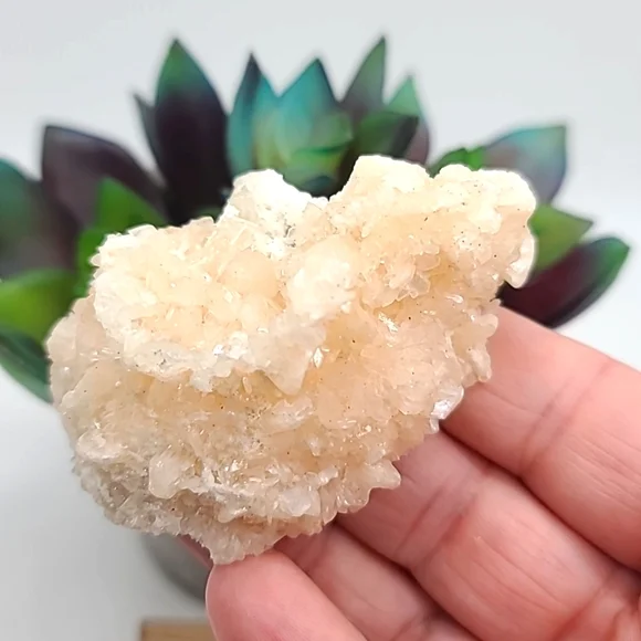 Natural Stilbite Crystal Cluster Specimen