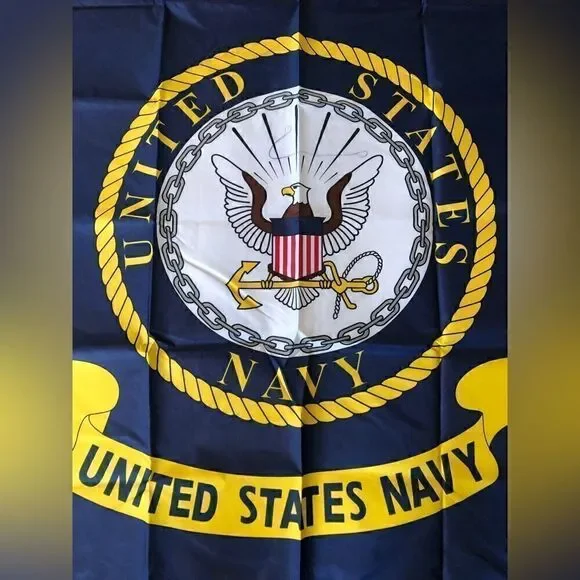 US Navy two-sided nylon outdoor flag 3 x 5’