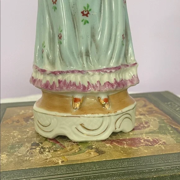 Vintage Porcelain Figurine with Accordion