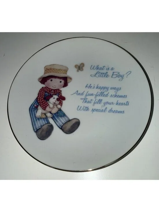 Vintage 1978 Lasting Memories What Is A Little Boy Porcelain Collector Plate 6