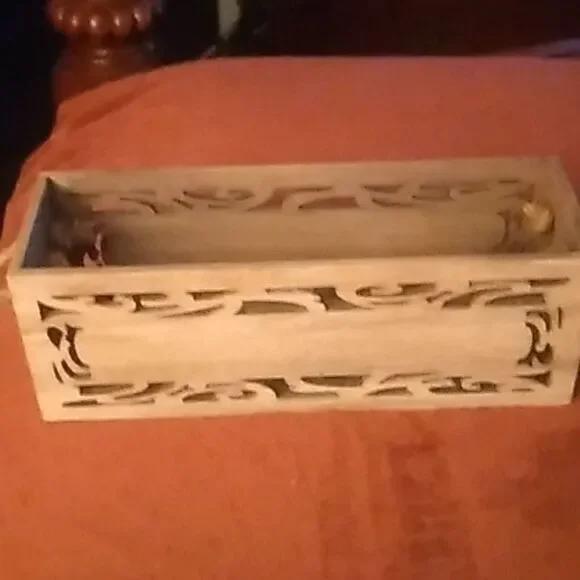 Wooden Box with Handles
