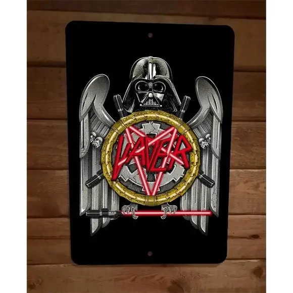 Vader of Death Star Wars Darth Slayer Parody 8x12 Metal‎ Wall Sign Star Wars
