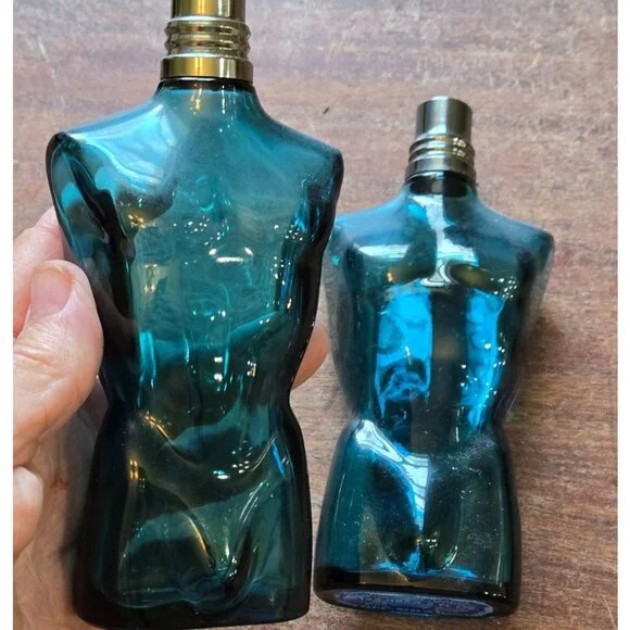 Jean Paul Gauler Vtg Male Torso Bottles 6.25