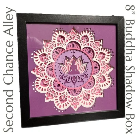 Buddha Shadow Box Unique Gift Ideas Holiday Gift Handcrafted‎