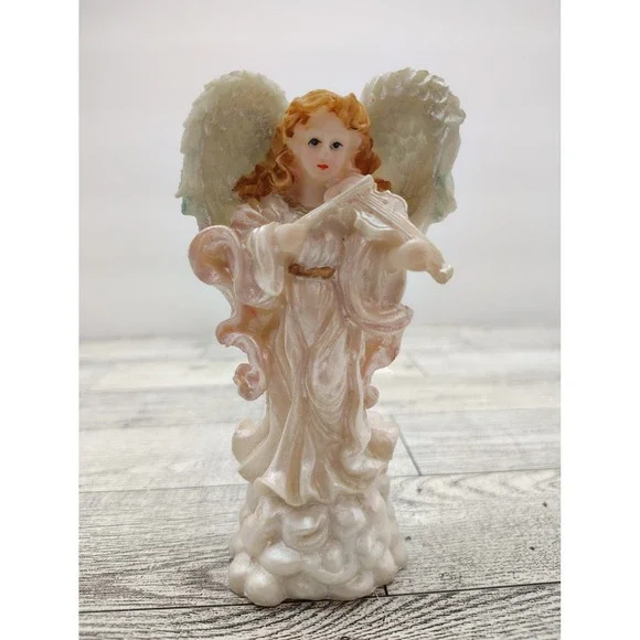 Angel Figurine Playing Violin 5