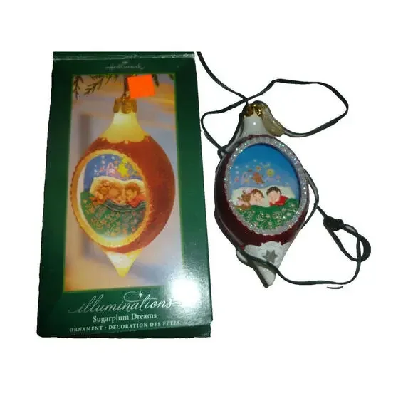 Hallmark Illuminations‎ Ornament Sugarplum Dreams 2005 Requires Powerbox EUC