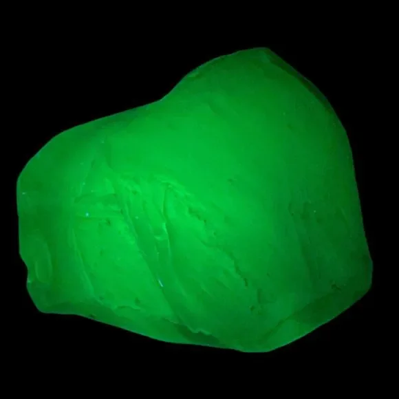 Cobalt Translucent‎ Art Glass Cullet Glowing Manganese Slag Glass #4GX237