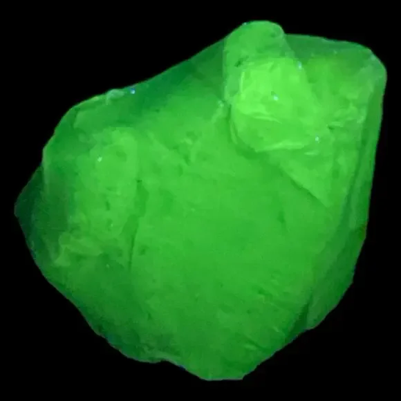 Cobalt Art Glass Cullet Glowing Manganese Slag Glass‎ #5GX165