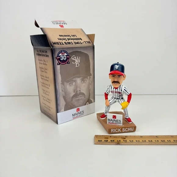 Rick‎ Schu Scranton WilkesBarre Red Barons Baseball Team Bobblehead 30th Anniv