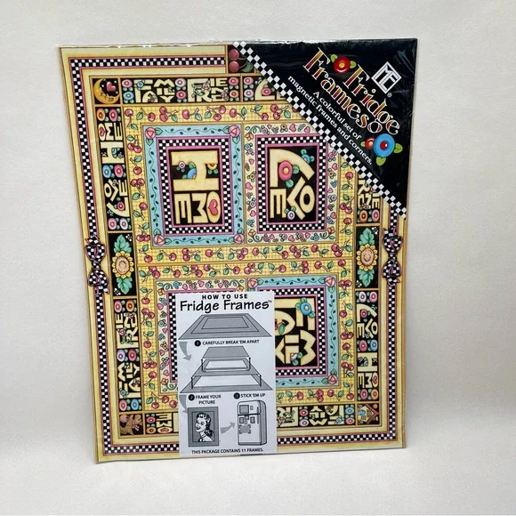 Mary Engelbreit Magnetic Fridge Frames Corners
