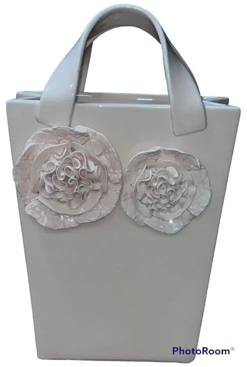 Beautiful Blush Pink Vase Decor Ceramic