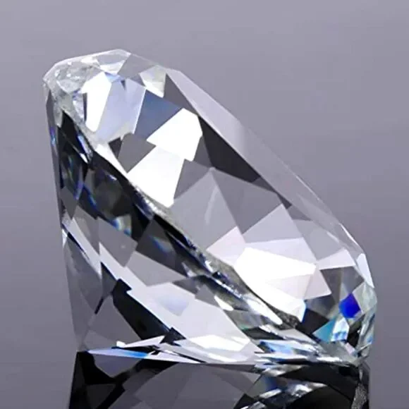 Allure‎ Clear Diamond Shaped Crystal Glass