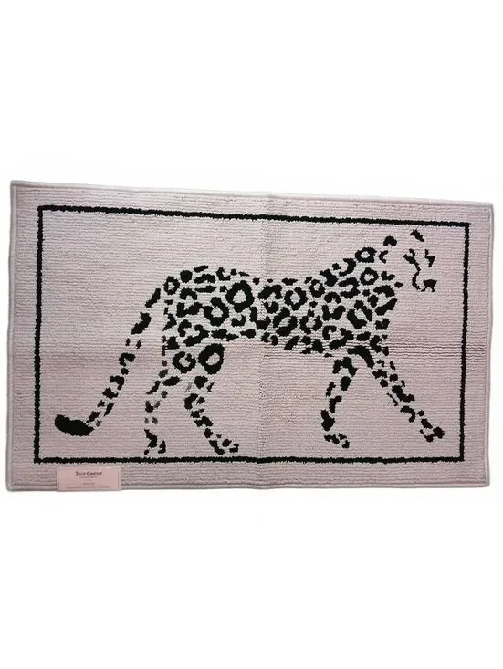 Juicy Couture Pink Leopard Accent Rug 26x42