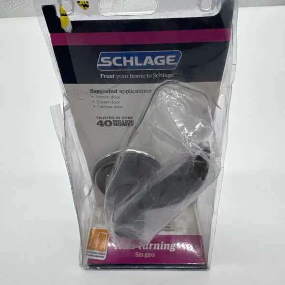 Schlage Satin Nickel Non Turning Door Passage Lever Handle F170 V‎ Acc 716