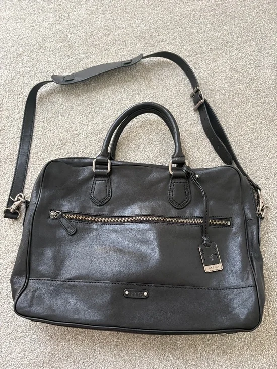 Frye Italian Leather briefcase - Pristine Condition - Black