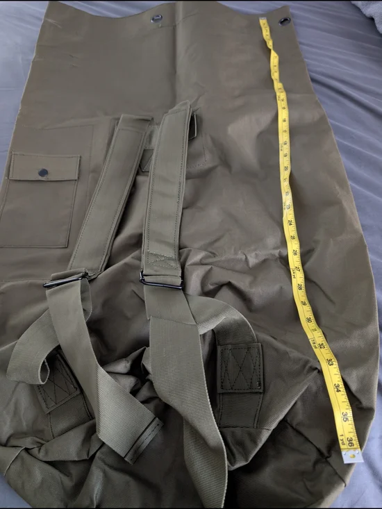 XXL Olive Green Military Style Deployment Duffel Backpack 200L 600D Polyester