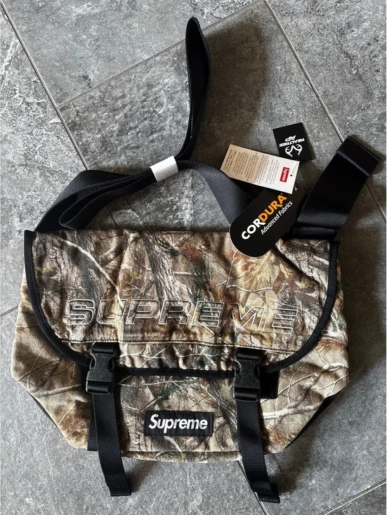 Supreme Denim Messenger Bag in Realtree® AP Camo