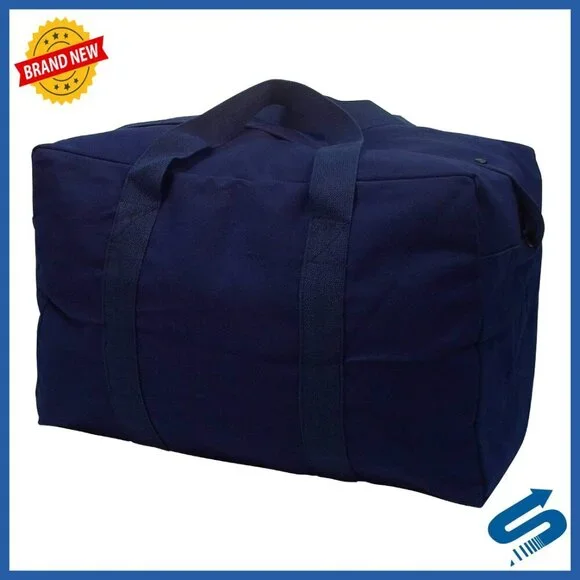 Extra Large Canvas Travel Duffle Bag 75L Capacity Rugged Cargo Style