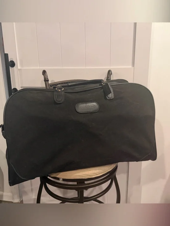 Coach weekender travel bag