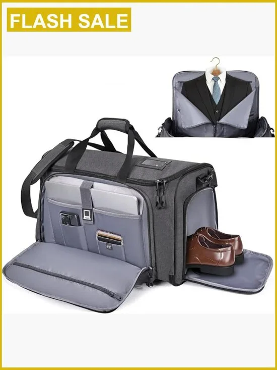 Convertible Travel Garment Duffle Bag with Laptop Compartment RFID