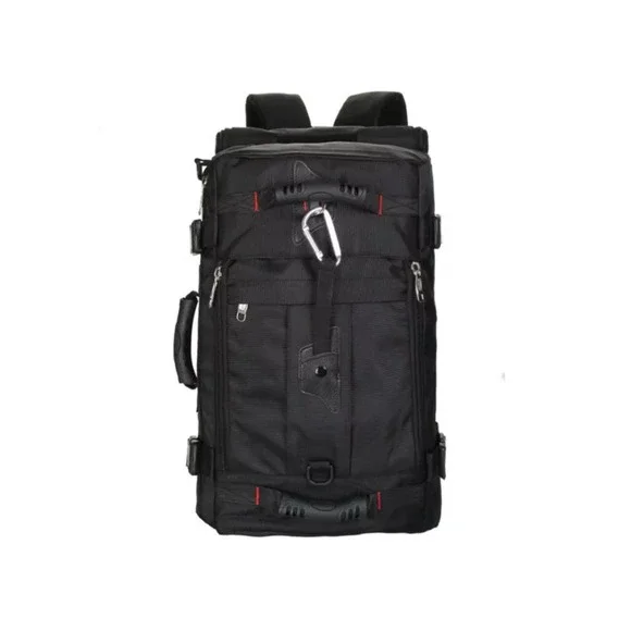 Whitzman Travel ‎ Carry On Backpack Durable Duffle-Large Black Waterproof