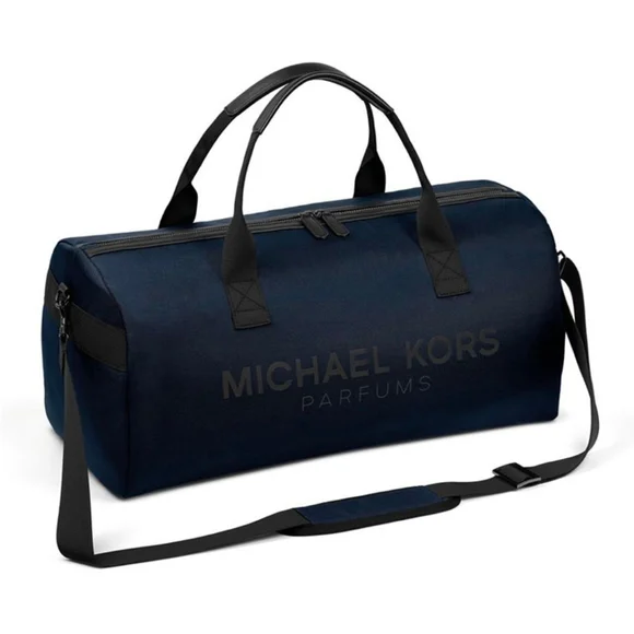 Michael Kors Navy Black Duffel Bag