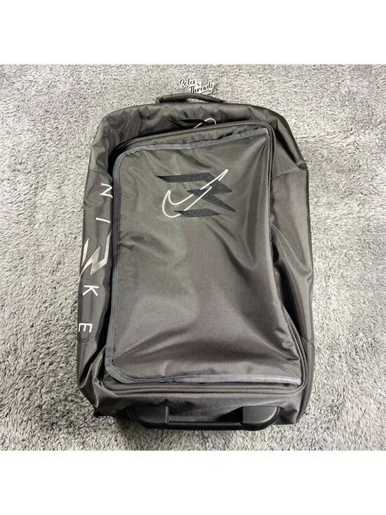 Nike 3BRAND Rolling Duffle Bag Travel Luggage Grey MAT044-F99