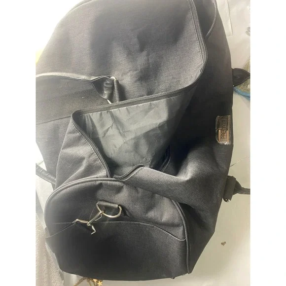 Prestige Black Duffle Bag Travel Weekender Carry‎ On Luggage
